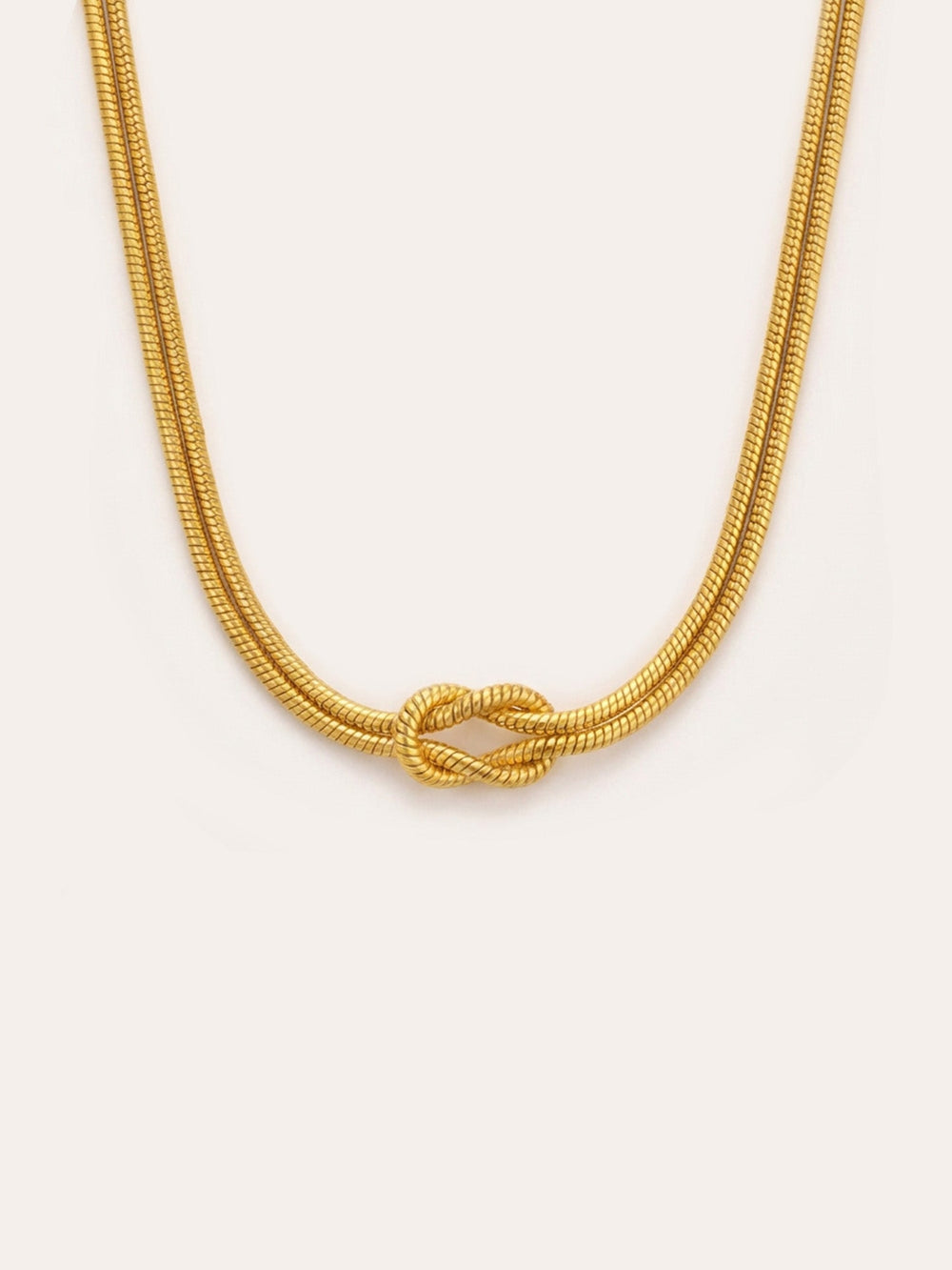 Love Knot náhrdelník zlatý